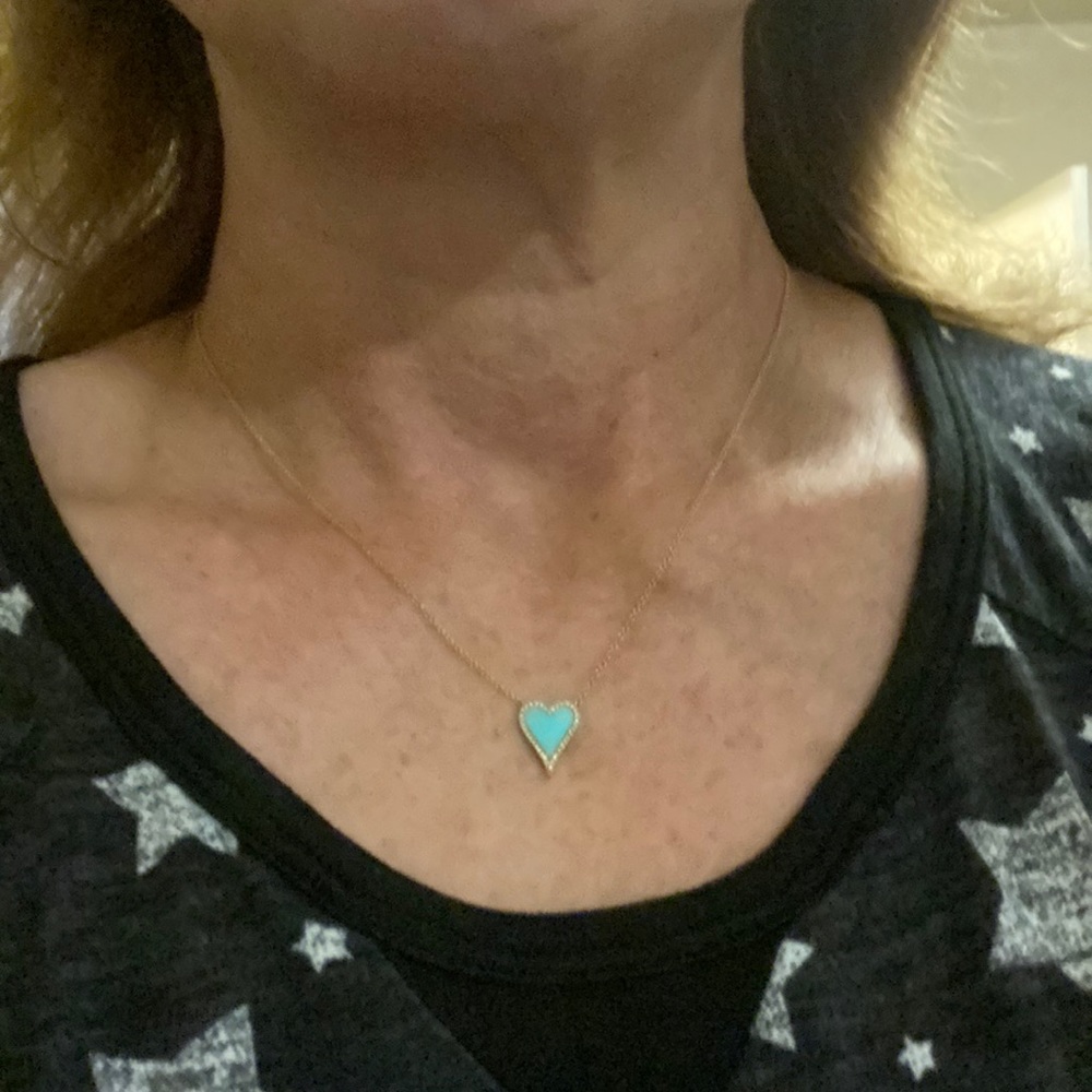 Diamond heart necklace